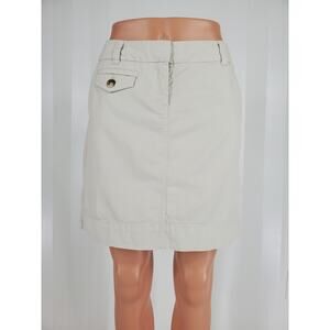 ANN TAYLOR Women's Light Beige Casual Straight Skirt Sz 2